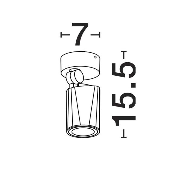 LUCES EXCLUSIVAS TRASERA LE75161 lampa zewnętrzna ścienna