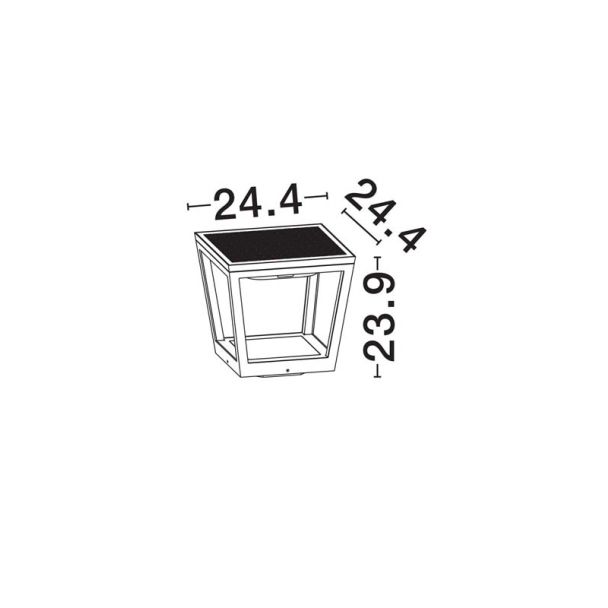 LUCES EXCLUSIVAS CANDELA LE75178 lampa solarna