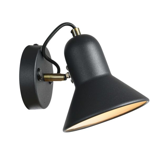 LIGHT PRESTIGE LP-1122/1W BK Astama kinkiet czarny