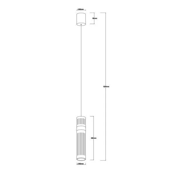 LIGHT PRESTIGE LP-1510/1P GD Lampa wisząca Ambiente LED CCT złota LP-1510/1P GD