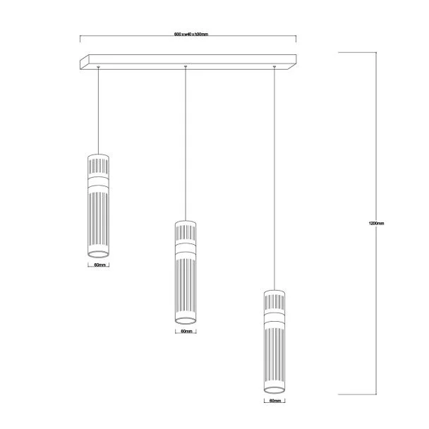LIGHT PRESTIGE LP-1510/3L GD Lampa wisząca Ambiente 3 LED CCT złota LP-1510/3L GD