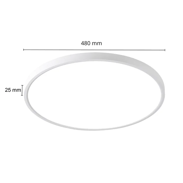 LIGHT PRESTIGE LP-2505/1C-48 WH California plafon 48cm biały