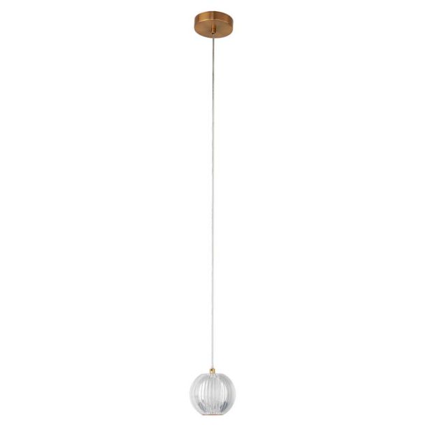 LIGHT PRESTIGE LP-3303/1P GD Lampa wisząca Brillant 1 złota LED CCT