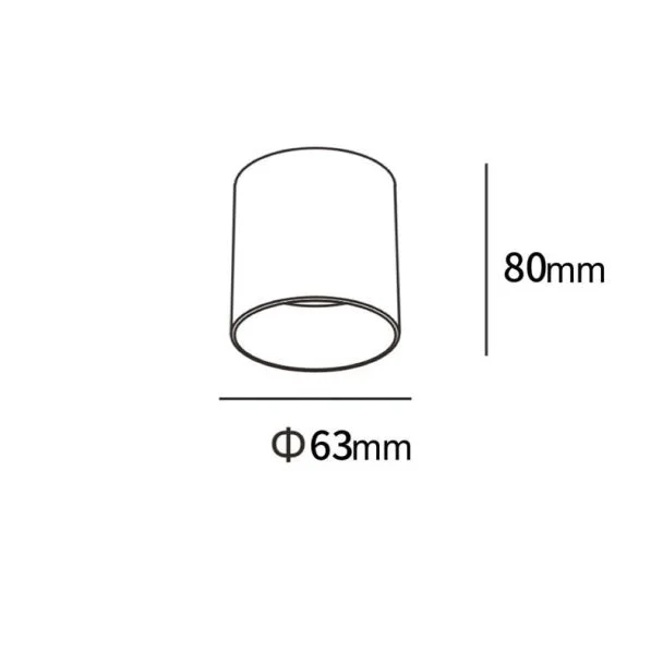 LIGHT PRESTIGE LP-4848/1RM WH Oprawa natynkowa Tom biała LED CCT