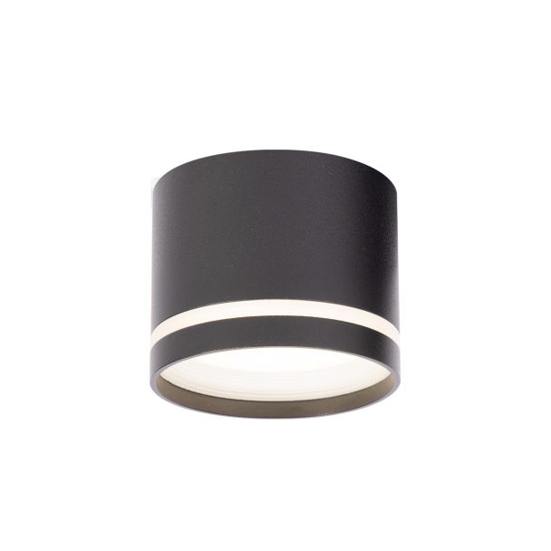 LIGHT PRESTIGE LP-6331/1SM R1 BK Kendal GX53 oprawa natynkowa ring1 czarna