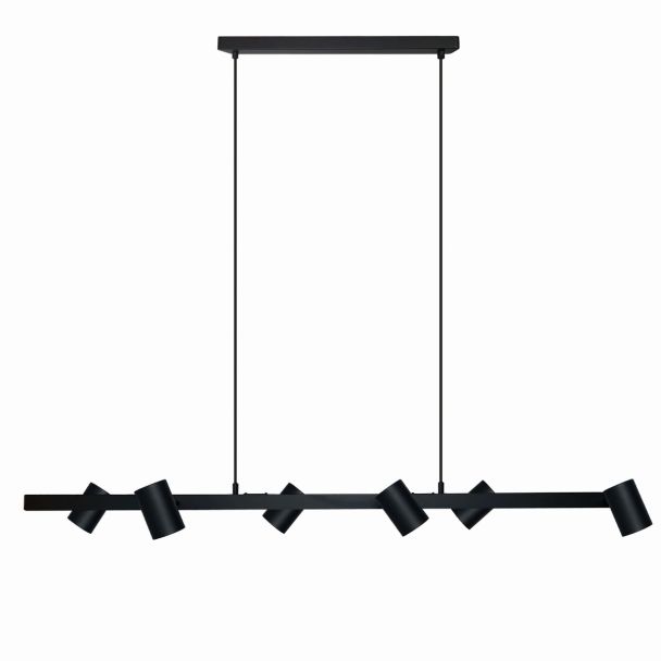 LIGHT PRESTIGE LP-731/6L BK Snow 6 linia lampa wisząca czarna