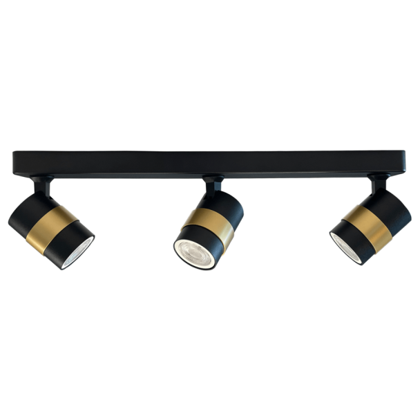 LIGHT PRESTIGE LP-770/3W BK ANILLO 3 SPOT CZARNY