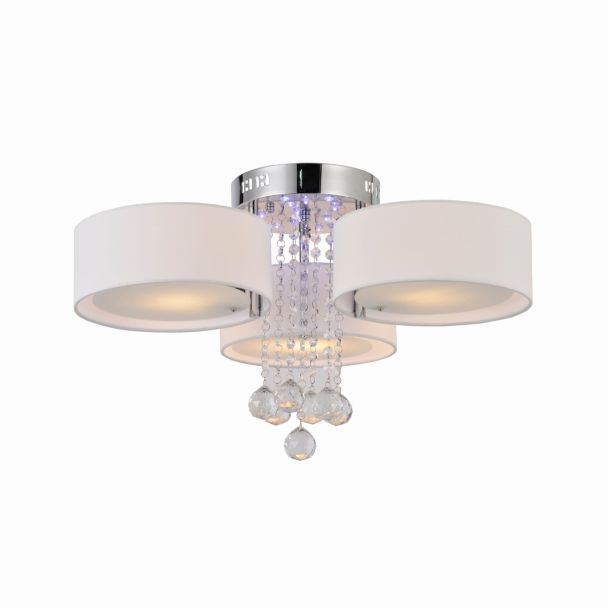 LIGHT PRESTIGE LP-991/3C WH Gambela 3 lampa sufitowa biała