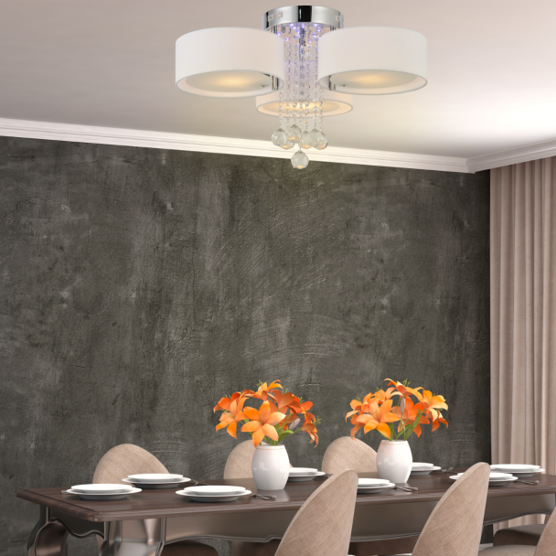 LIGHT PRESTIGE LP-991/3C WH Gambela 3 lampa sufitowa biała