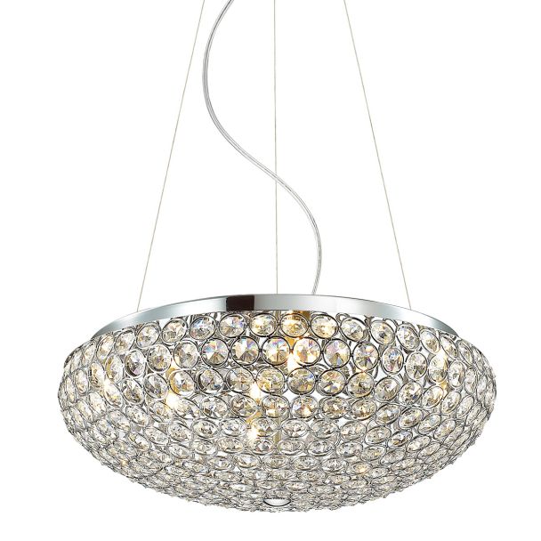 ITALUX MA04995CA-007 Santo lampa wisząca Chrom