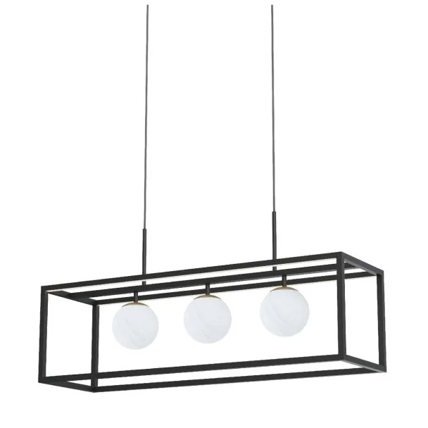 ZUMALINE MD3115-3-3BT PIRO LAMPA WISZĄCA CZARNA/BLACK