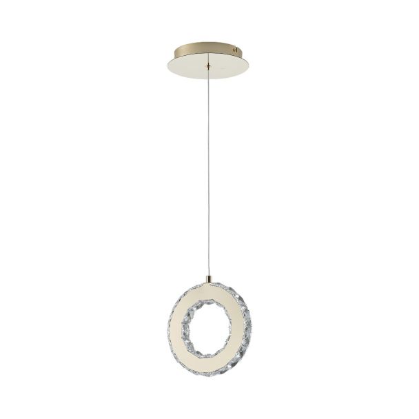ZUMALINE MD3713-1-3GT GIRONA LAMPA WISZĄCA ZŁOTA