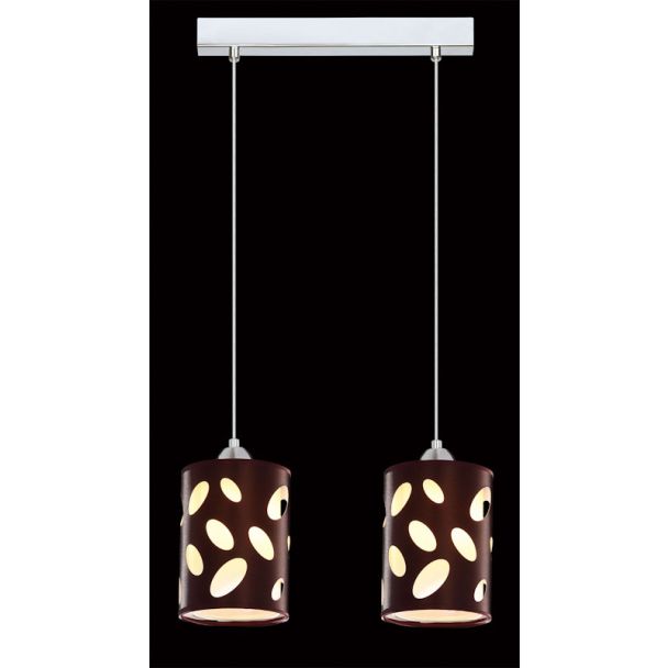 ITALUX MDM1824/2 Spots lampa wisząca brązowy