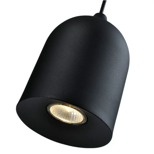 LIGHT PRESTIGE LP-0110/1P BK Metalowa lampa wisząca Nilo czarna 1xGU10