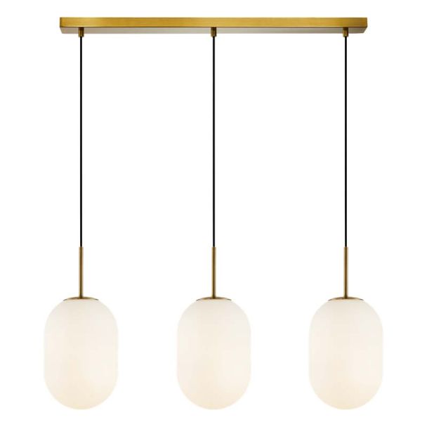 MILAGRO ML0316 Lampa wisząca ALIAS GOLD 3xE14