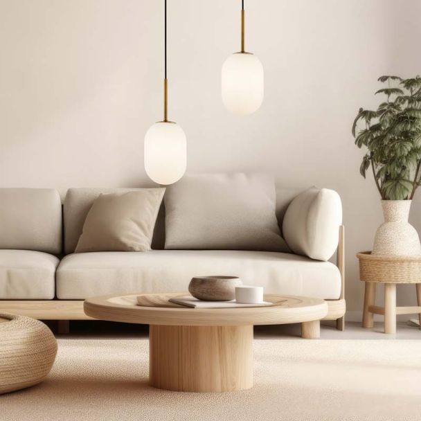 MILAGRO ML0317 Lampa wisząca ALIAS GOLD 1xE14 fi 120