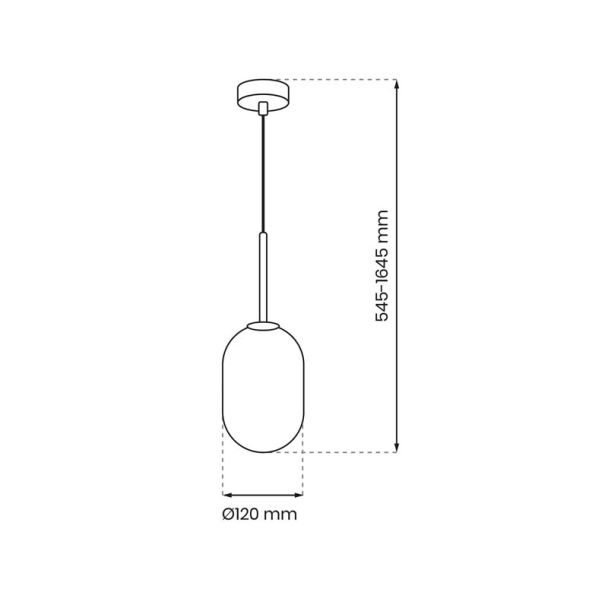 MILAGRO ML0317 Lampa wisząca ALIAS GOLD 1xE14 fi 120