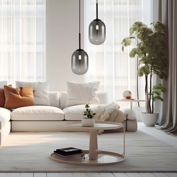 MILAGRO ML0322 Lampa wisząca ALIAS BLACK 1xE14 fi 120