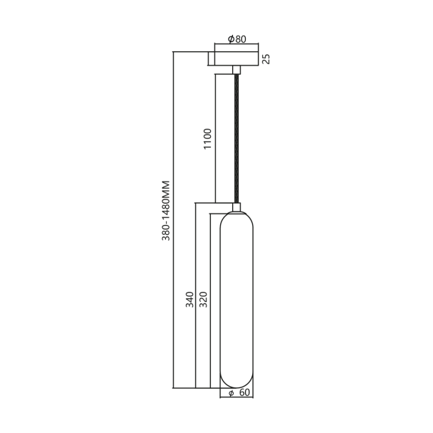 MILAGRO ML0338 Lampa wisząca PAX GOLD 1xG9