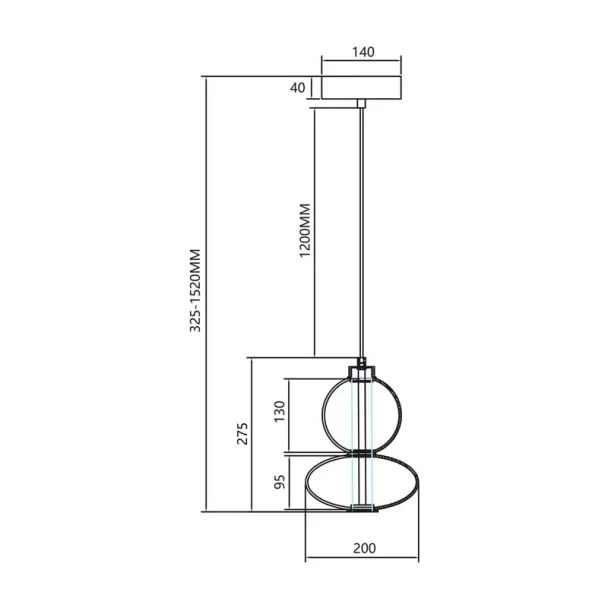 MILAGRO ML0344 Lampa wisząca DAPHNE SMOKED 12W