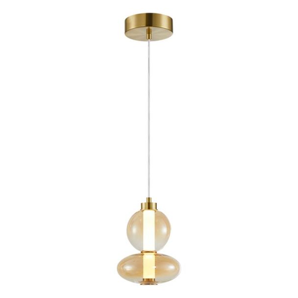MILAGRO ML0345 Lampa wisząca DAPHNE AMBER 12W