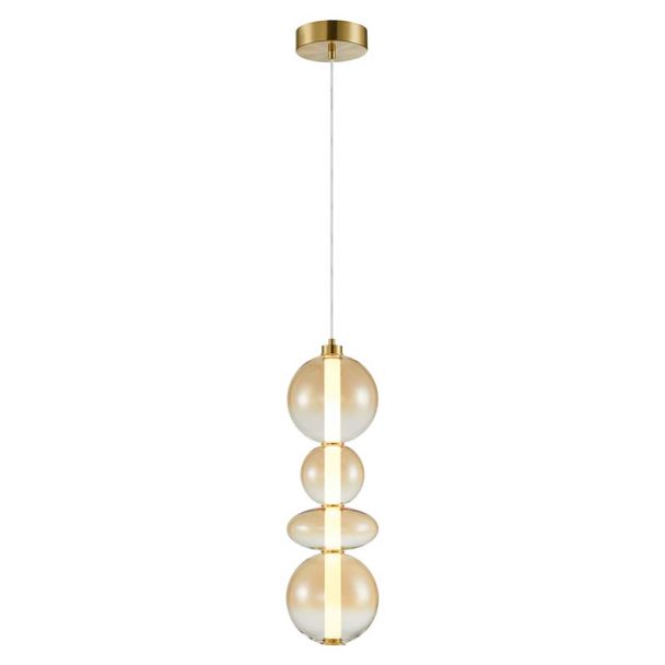MILAGRO ML0346 Lampa wisząca DAPHNE AMBER 36W