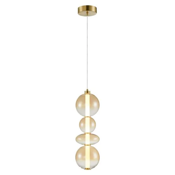 MILAGRO ML0346 Lampa wisząca DAPHNE AMBER 36W