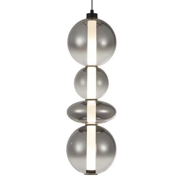 MILAGRO ML0347 Lampa wisząca DAPHNE SMOKED 36W