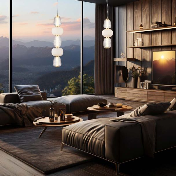 MILAGRO ML0361 Lampa wisząca CARO GOLD 40W LED