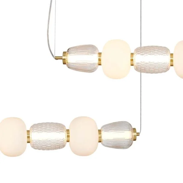 MILAGRO ML0365 Lampa wisząca CARO GOLD 42W LED