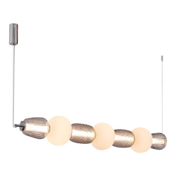 MILAGRO ML0366 Lampa wisząca CARO SMOKED 42W LED