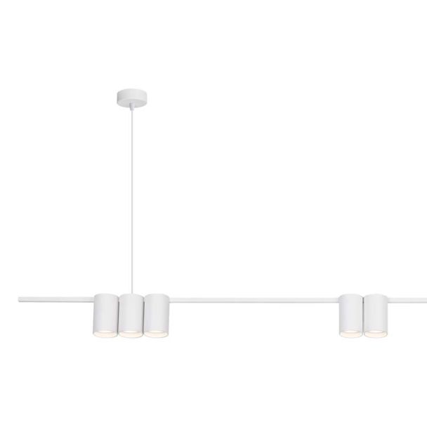 MILAGRO ML0371 Lampa wisząca (listwa) GENESIS WHITE 7xGU10
