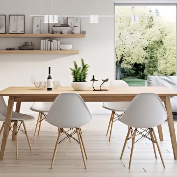 MILAGRO ML0371 Lampa wisząca (listwa) GENESIS WHITE 7xGU10