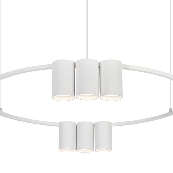 MILAGRO ML0374 Lampa wisząca (koło) GENESIS WHITE 10xGU10