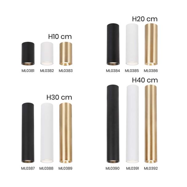 MILAGRO ML0386 GENESIS SPOT GOLD 1xGU10 20cm