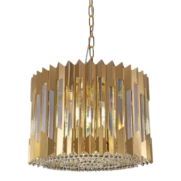 MILAGRO ML0393 Żyrandol RITZ GOLD 7xE14