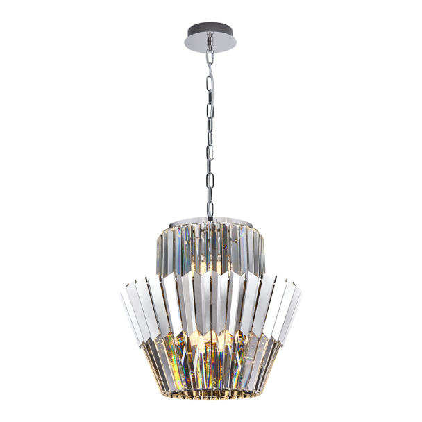 MILAGRO ML0414 Żyrandol DONNA CHROME 9xE14