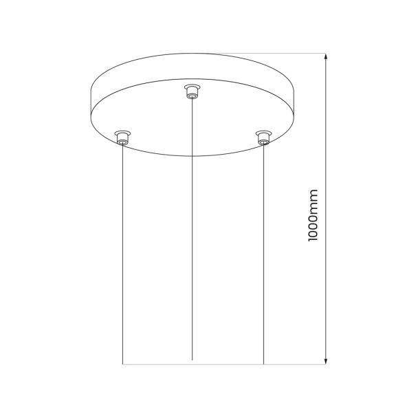 MILAGRO ML0444 Zawiesie Plafon MAQ 32W / 40W
