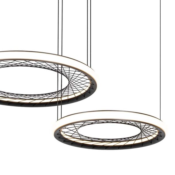 MILAGRO ML0525 Lampa wisząca NEST 77W LED 61+41cm