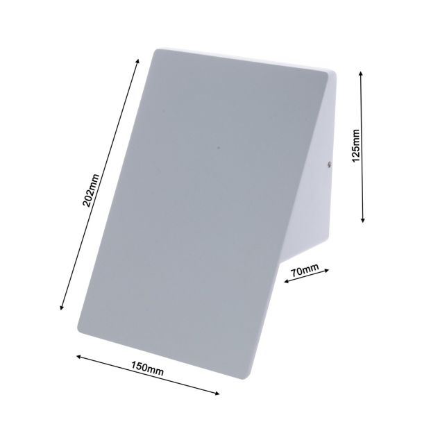 MILAGRO ML096 OPRAWA ELEWACYJNA PLAIN 10W LED Biała