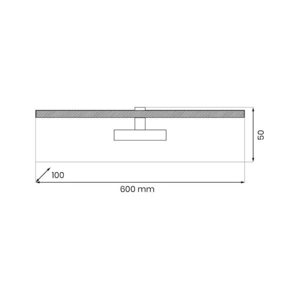 MILAGRO ML1002 Kinkiet PRADO Black 11W LED 3000K