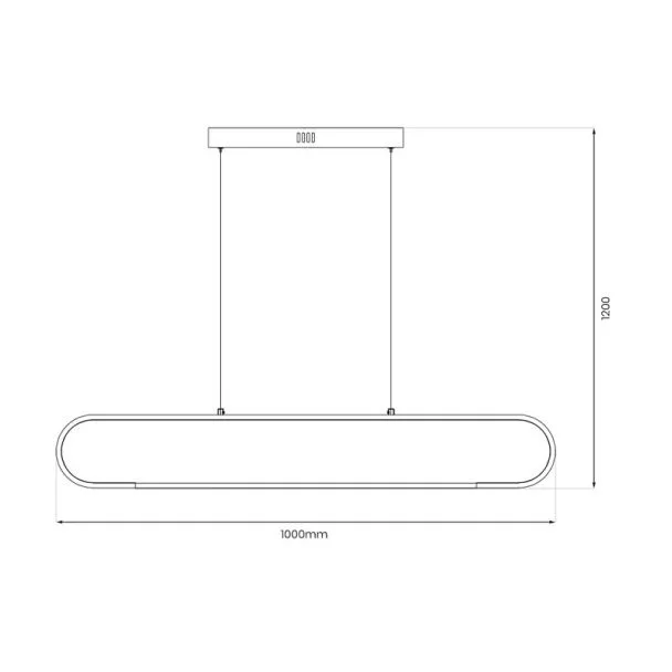 MILAGRO ML1046 Lampa wisząca FRAME 42W