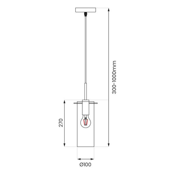 MILAGRO ML1072 Lampa wisząca PADOVA 1xE27
