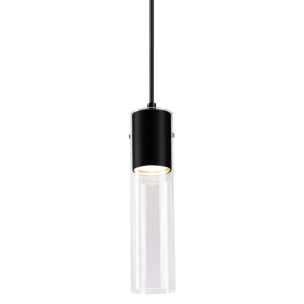 MILAGRO ML1088 Lampa wisząca Ricky Czarny 1xGU10