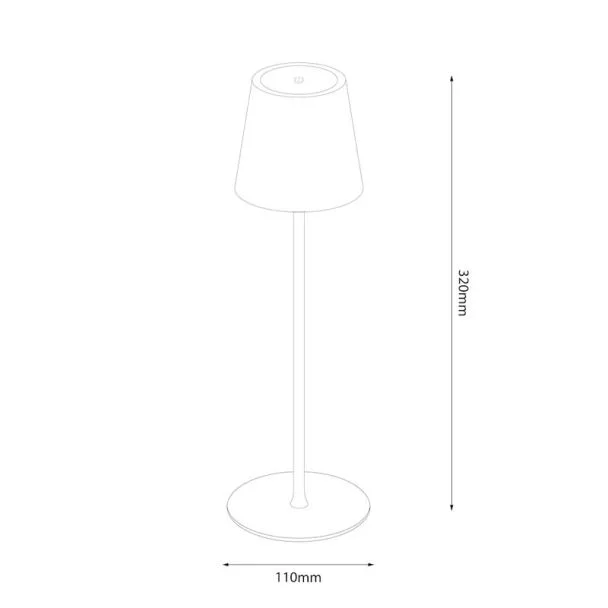 MILAGRO ML1294 Lampka nocna Toscana white 2W