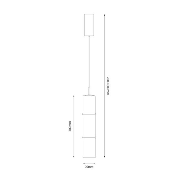 MILAGRO ML1395 Lampa wisząca BATO Cashmere 4W LED