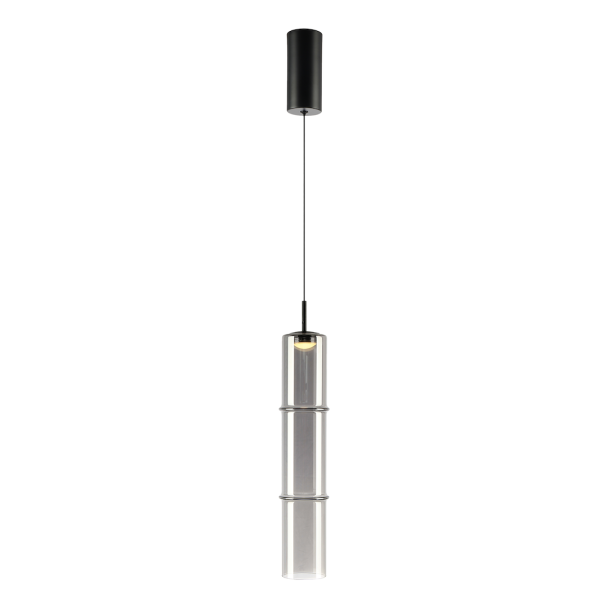 MILAGRO ML1396 Lampa wisząca BATO Smoked 4W LED