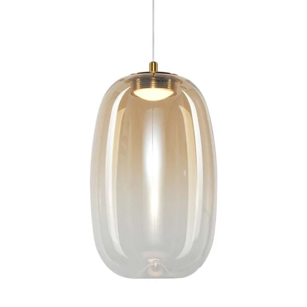 MILAGRO ML1405 Lampa wisząca VASO 3 AMBER 4W