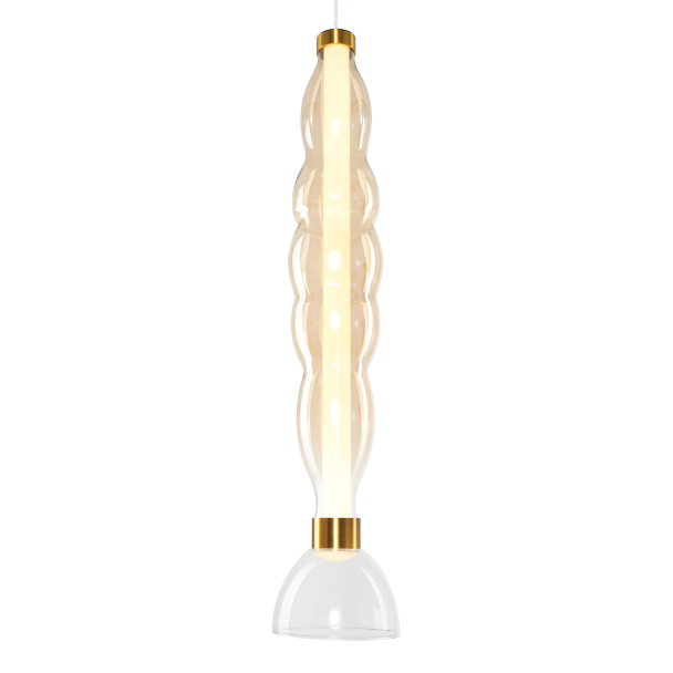 MILAGRO ML1416 Lampa wisząca LUCCO amber 18W