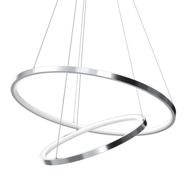 MILAGRO ML1550 Lampa wisząca HOOP CHROME 51W LED